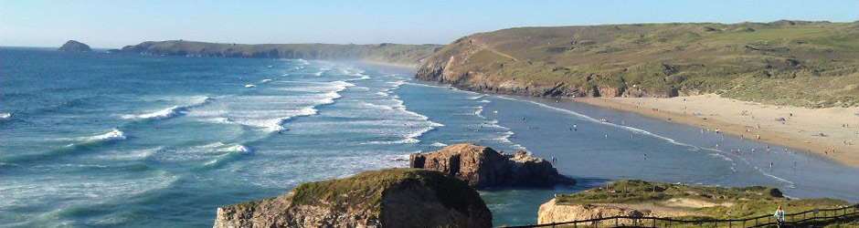 The coast of Cornwall